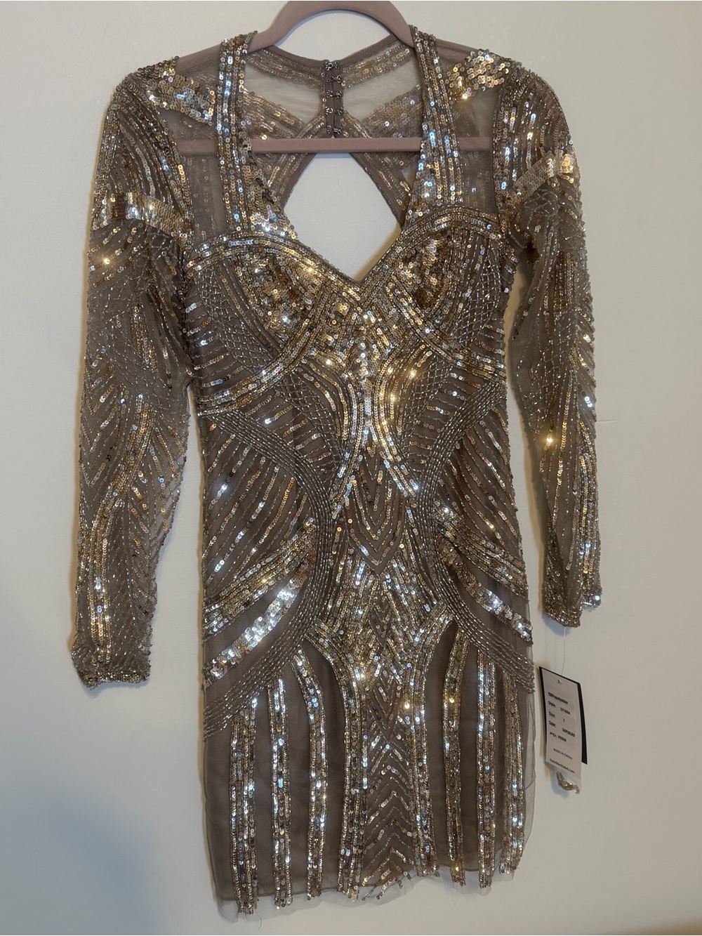 Basix Black Label Sequin Dress